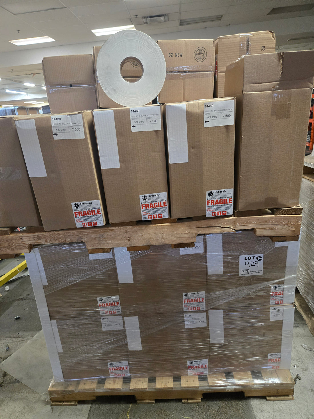 SOLD!!Auction Of Surplus Assets From Ongoing Operations Of A Major Brand Distribution Center - Over 400 lots of warehouse equipment, MRO, forklifts, materials and parts!