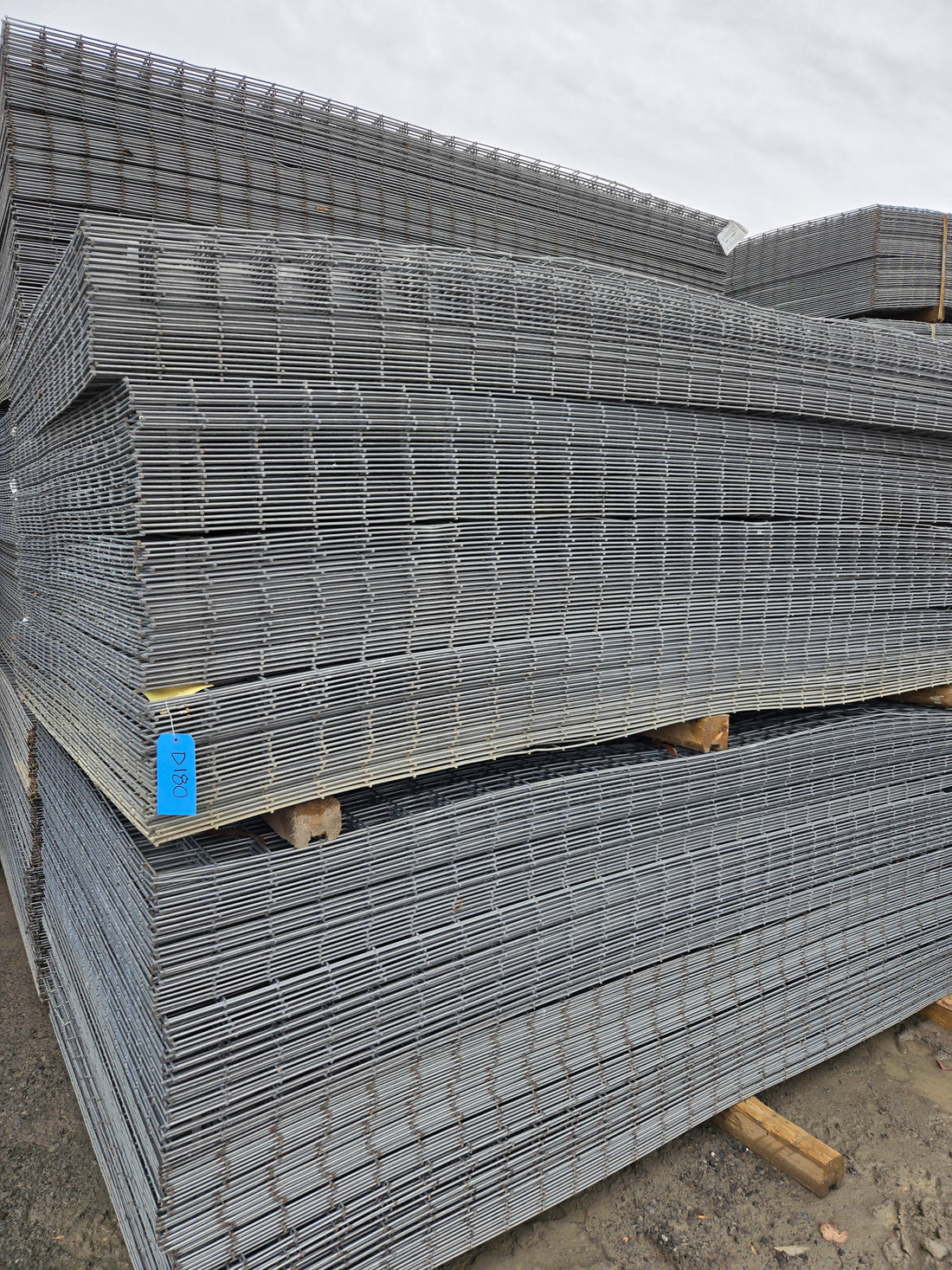 For Sale: Unused Concrete Reinforcement Mesh - Galvanized and Black Steel - Available at a Significant Discount - Multiple Sizes - Almost 900 Tons