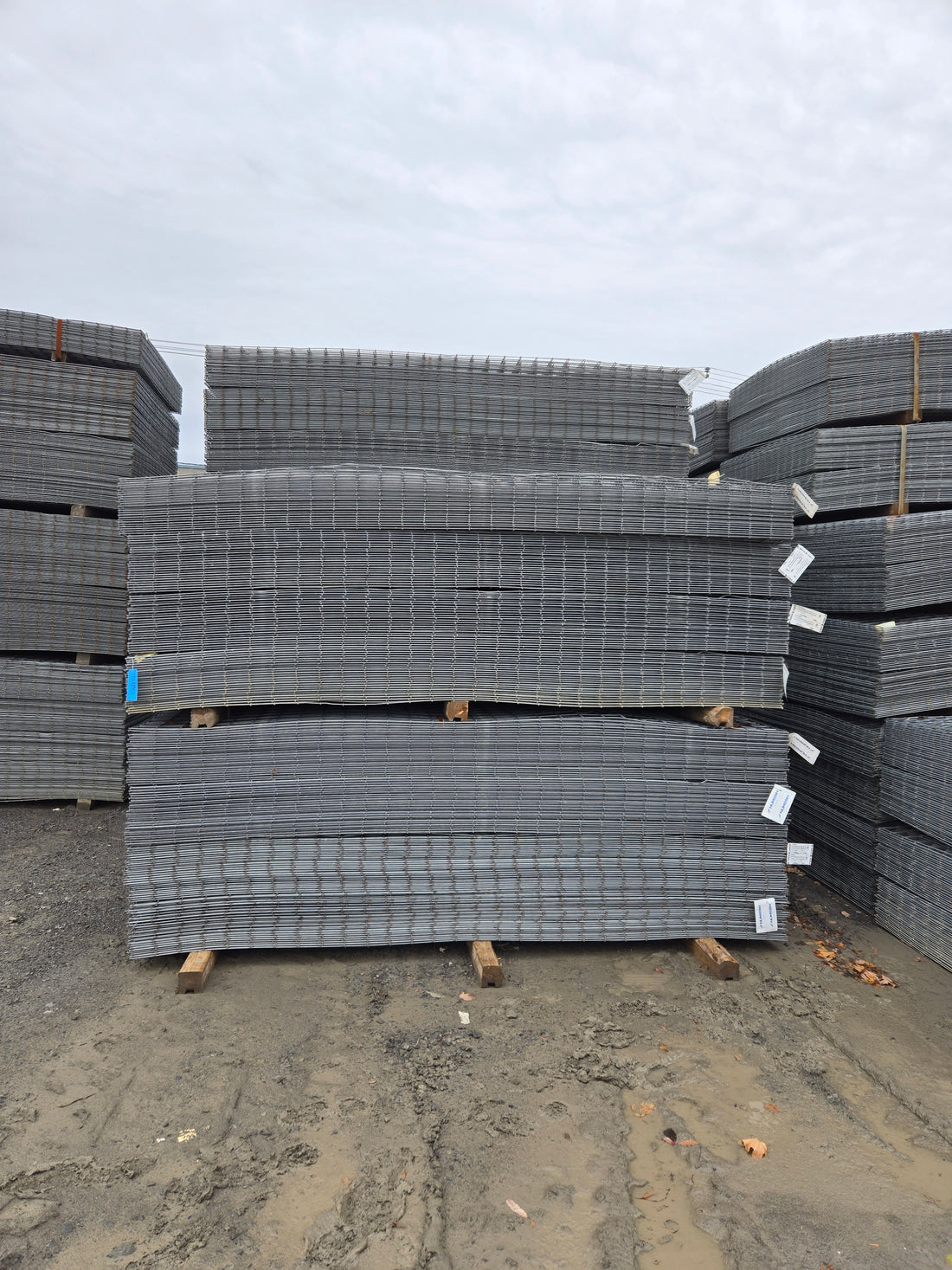 For Sale: Unused Concrete Reinforcement Mesh - Galvanized and Black Steel - Available at a Significant Discount - Multiple Sizes - Almost 900 Tons