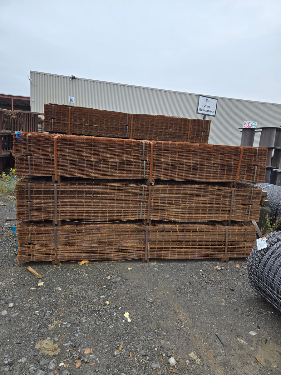 For Sale: Unused Concrete Reinforcement Mesh - Galvanized and Black Steel - Available at a Significant Discount - Multiple Sizes - Almost 900 Tons