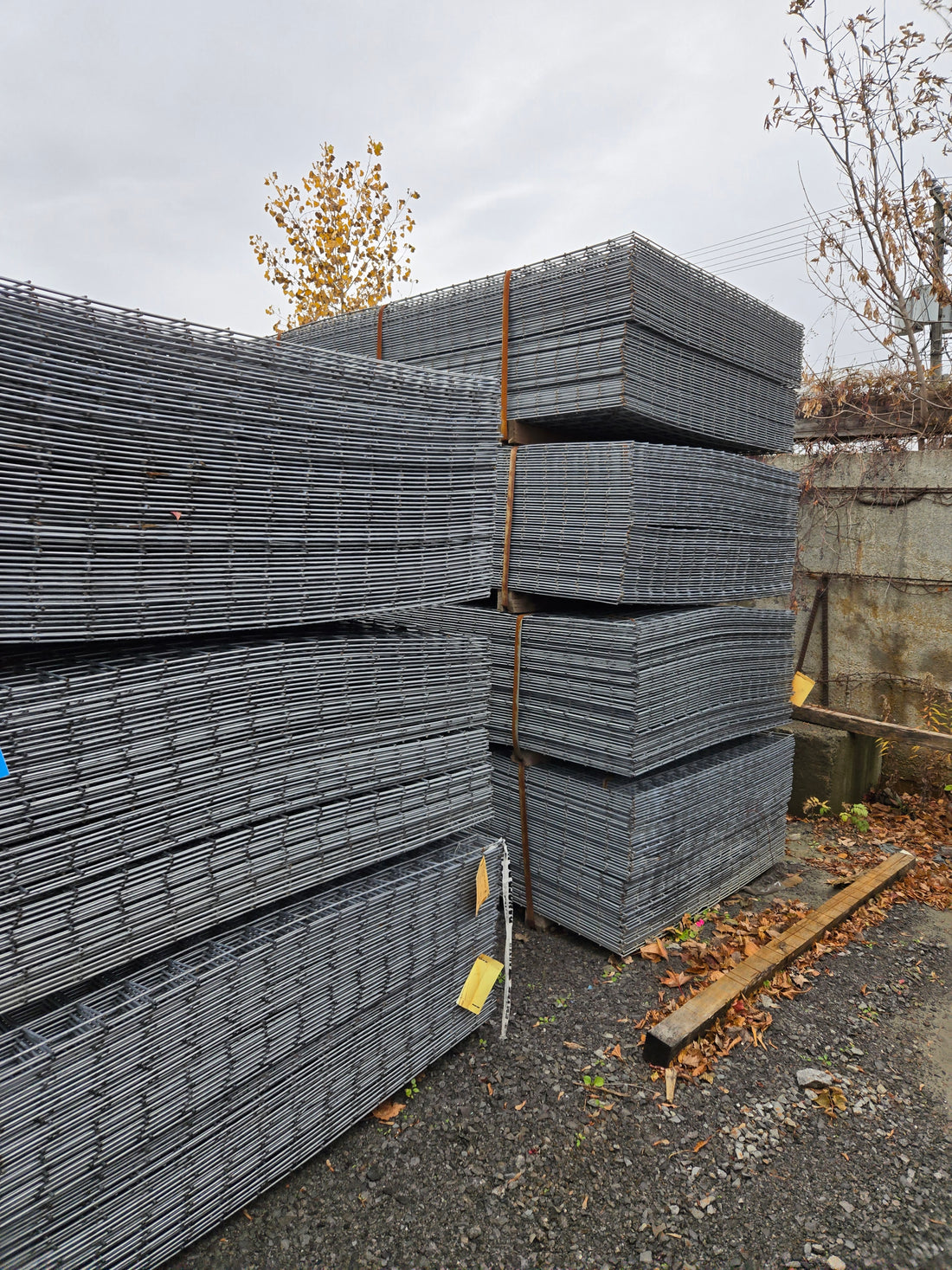 For Sale: Unused Concrete Reinforcement Mesh - Galvanized and Black Steel - Available at a Significant Discount - Multiple Sizes - Almost 900 Tons