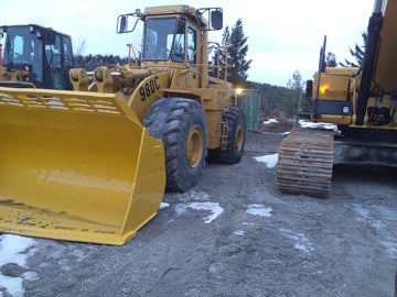 1981 Caterpillar 980C Loader and Large Collection of Heavy Equipment Parts