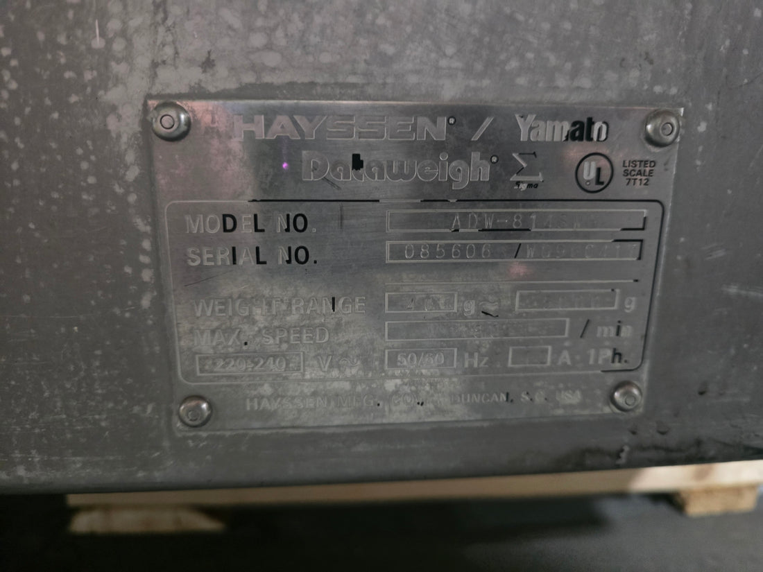 For Sale: Yamato Dataweigh ADW-814SWH